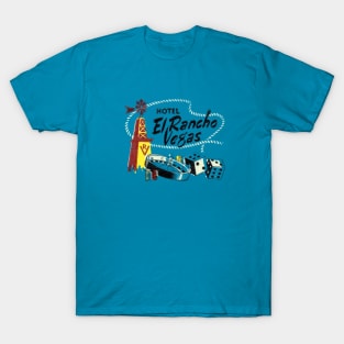 Hotel El Rancho Vegas Distressed Vintage T-Shirt